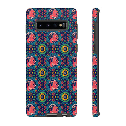 Tough Cases, Capricorn, Zodiac v1, Flower Pattern