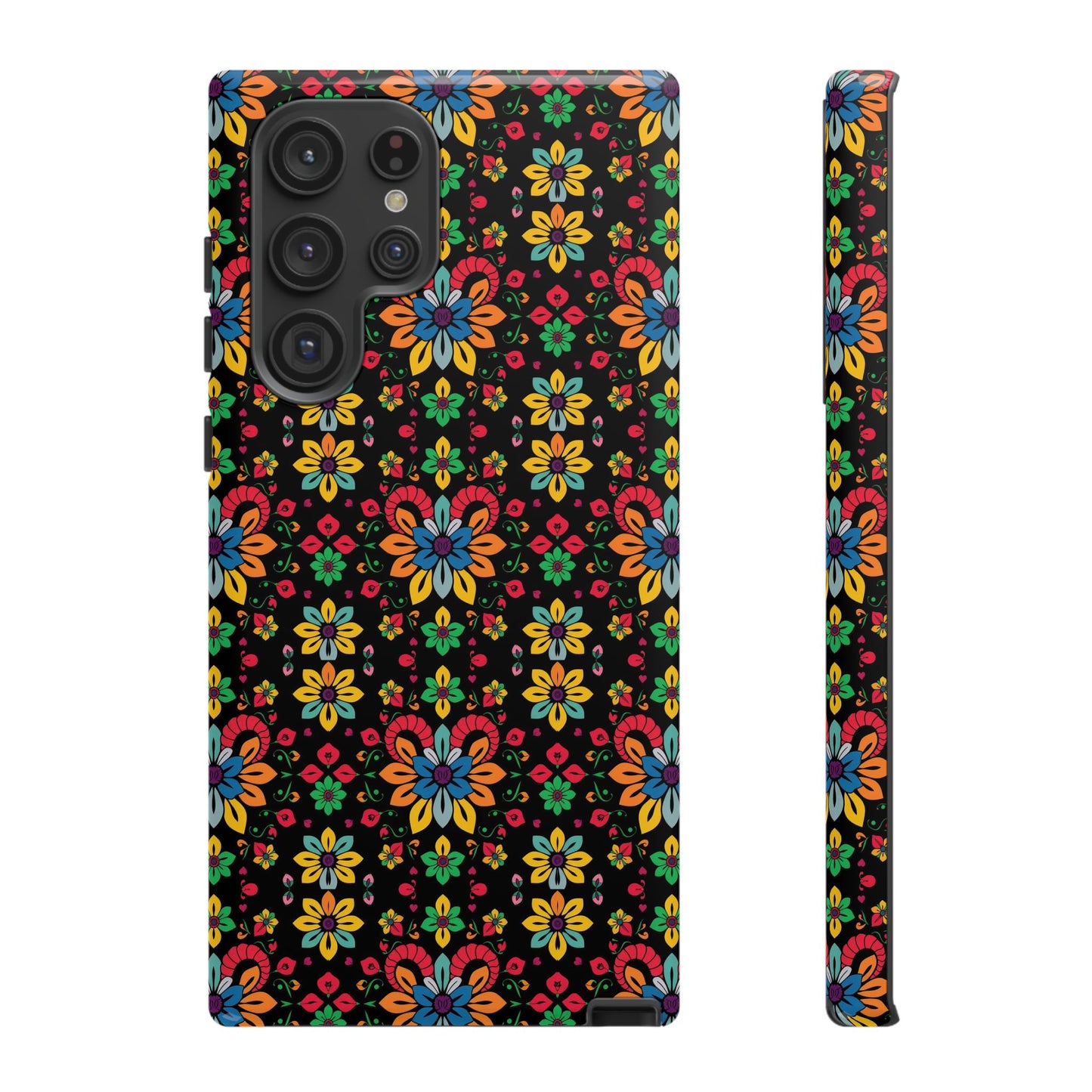 Tough Cases, Aries, Zodiac v2, Flower Pattern