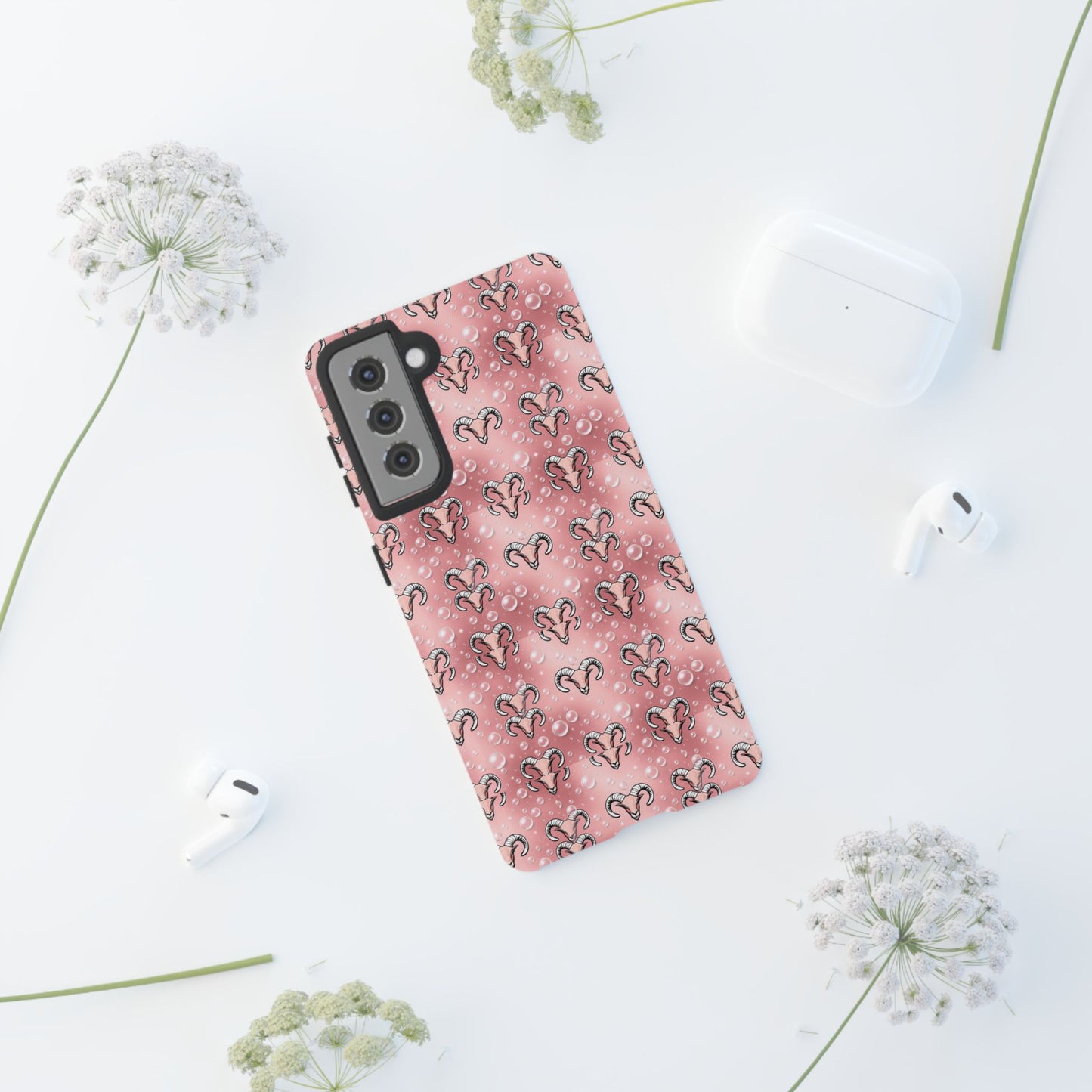 Tough Cases, Aries, Zodiac, Bubble Pattern