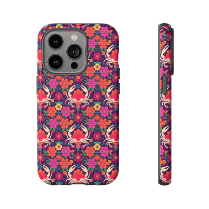 Tough Cases, Cancer, Zodiac v1, Flower Pattern