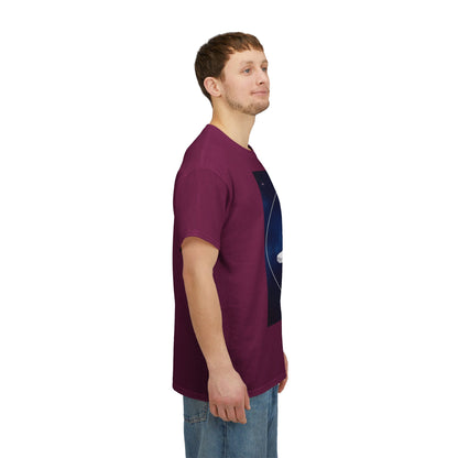 Unisex Heavy Cotton T-Shirt, Space Lion v1, Leo Zodiac Design