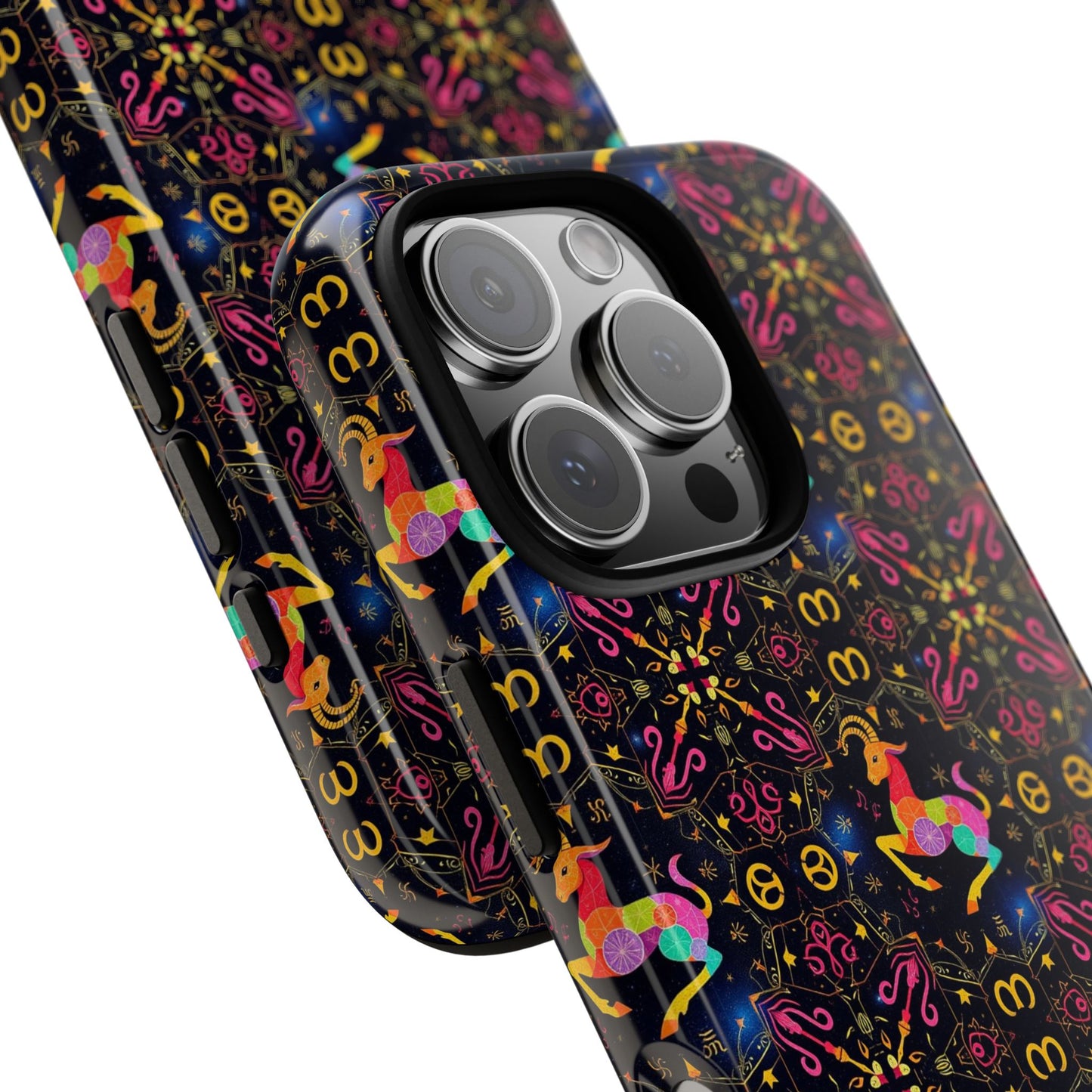 Tough Cases, Capricorn, Zodiac v2, Metal Pattern
