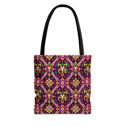 Tote Bag (AOP), Capricorn, Zodiac, Jewel Pattern