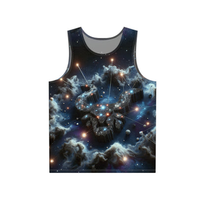 Men's Tank (AOP), Regular fit, Taurus Space Zodiac Sign