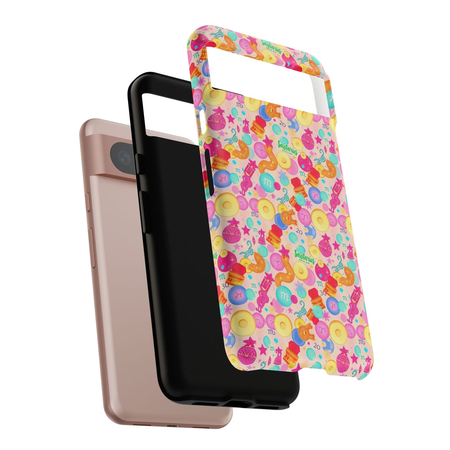 Tough Cases, Sagittarius, Zodiac v2, Bubble Pattern