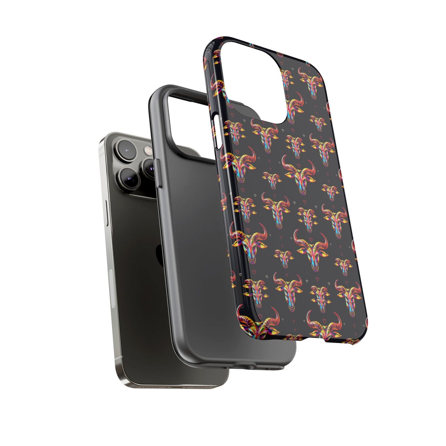 Tough Cases, Taurus, Zodiac, Metal Pattern