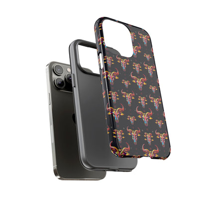 Tough Cases, Taurus, Zodiac, Metal Pattern