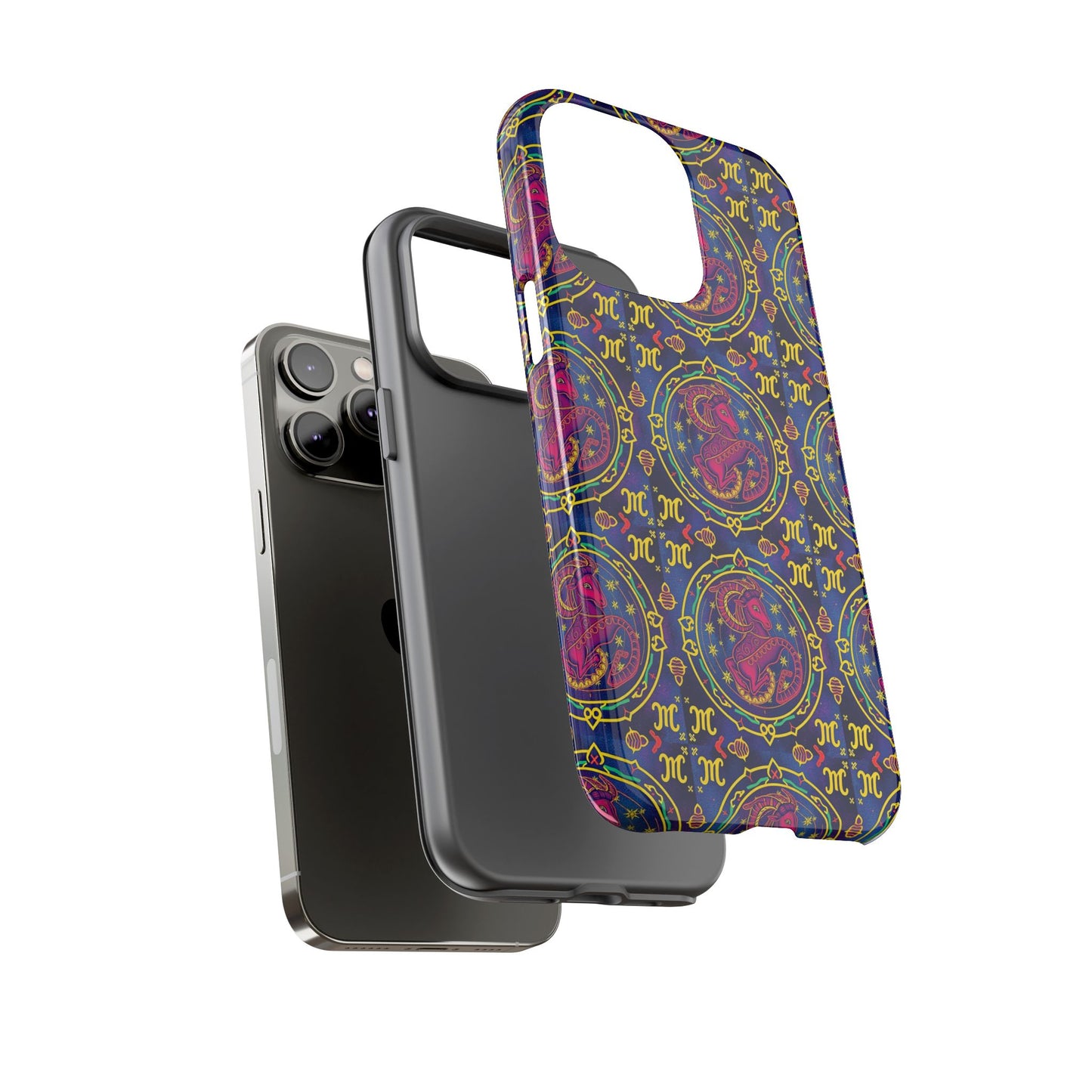Tough Cases, Capricorn, Zodiac, Metal Pattern