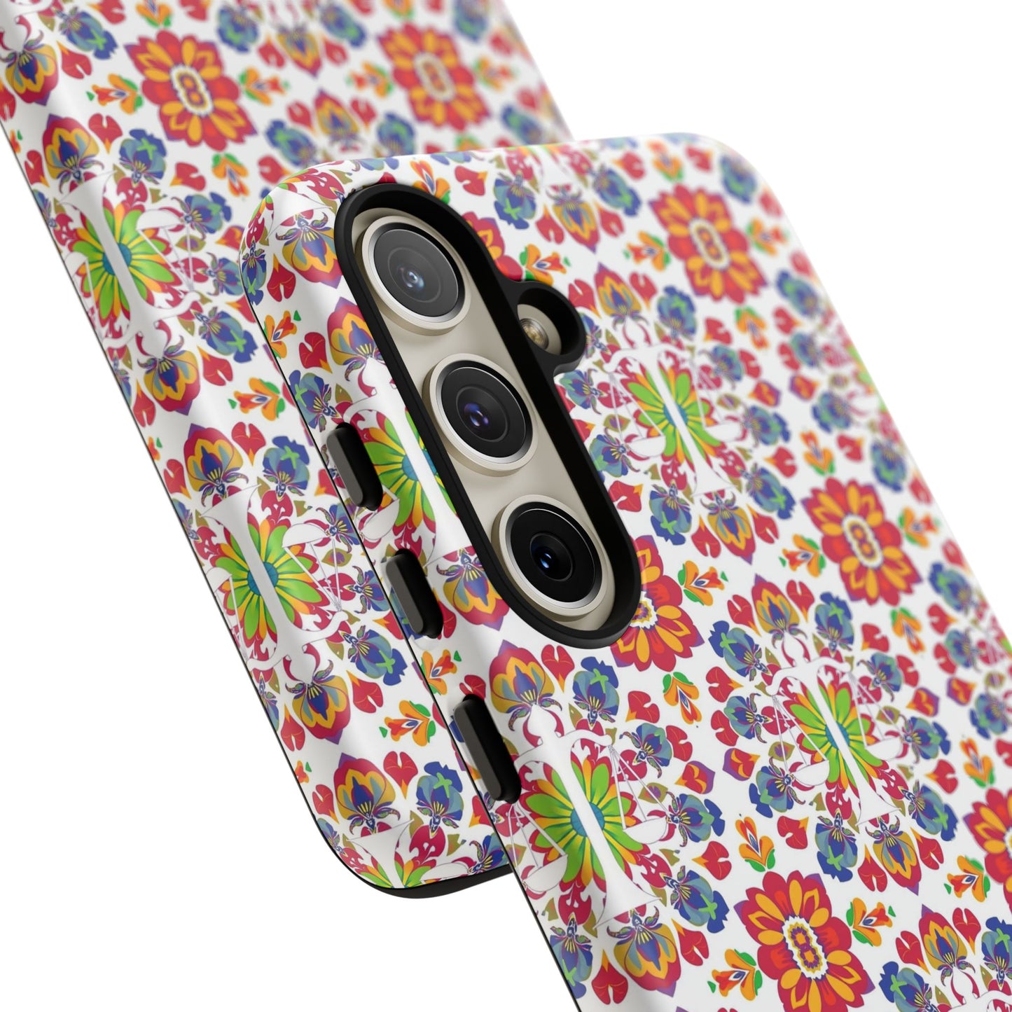 Tough Cases, Libra, Zodiac v1, Flower Pattern