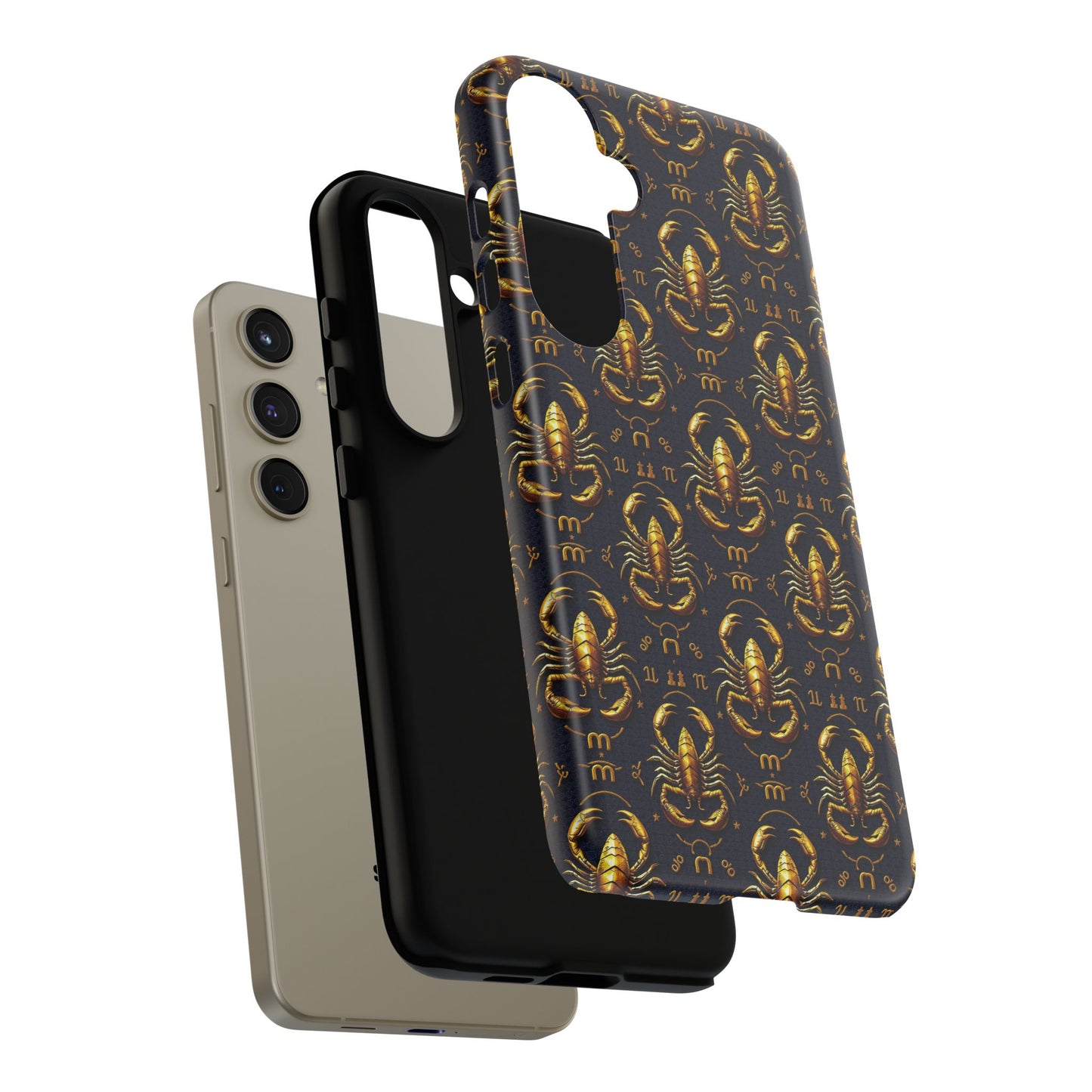 Tough Cases, Scorpio, Zodiac, Metal Pattern