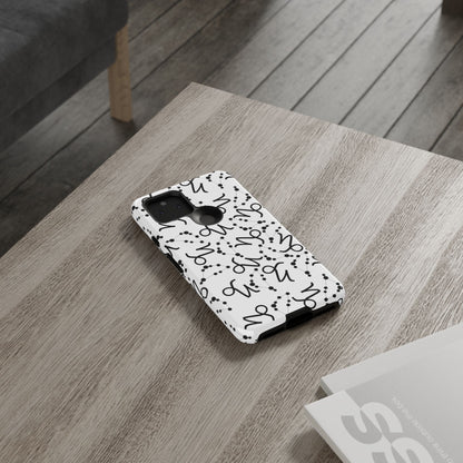 Tough Cases with the Capricorn Zodiac sign for iPhone, Samsung Galaxy, and Google Pixel devices