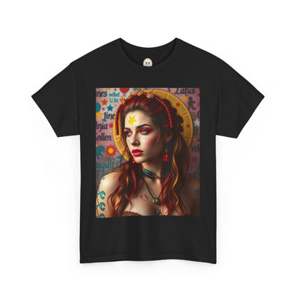 Unisex Heavy Cotton T-Shirt, Sagittarius, Zodiac, Sexy Art