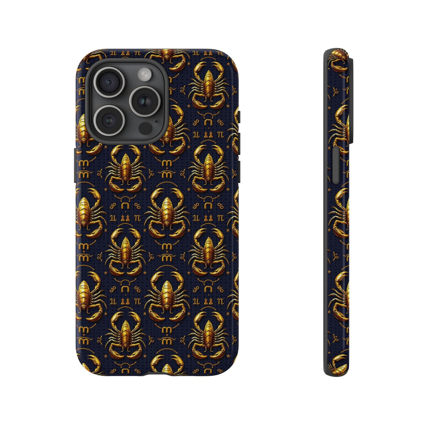 Tough Cases, Scorpio, Zodiac, Metal Pattern