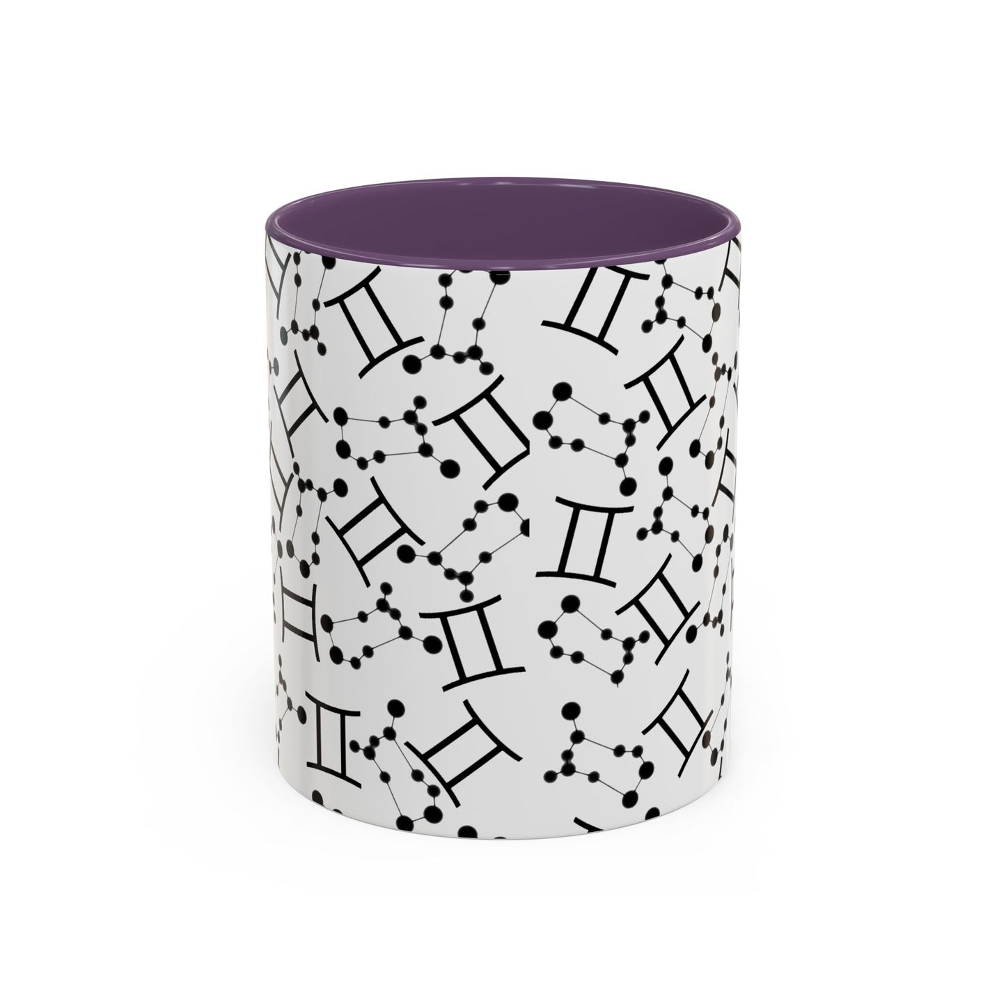 Accent Coffee Mug with the Gemini sign (11, 15oz)