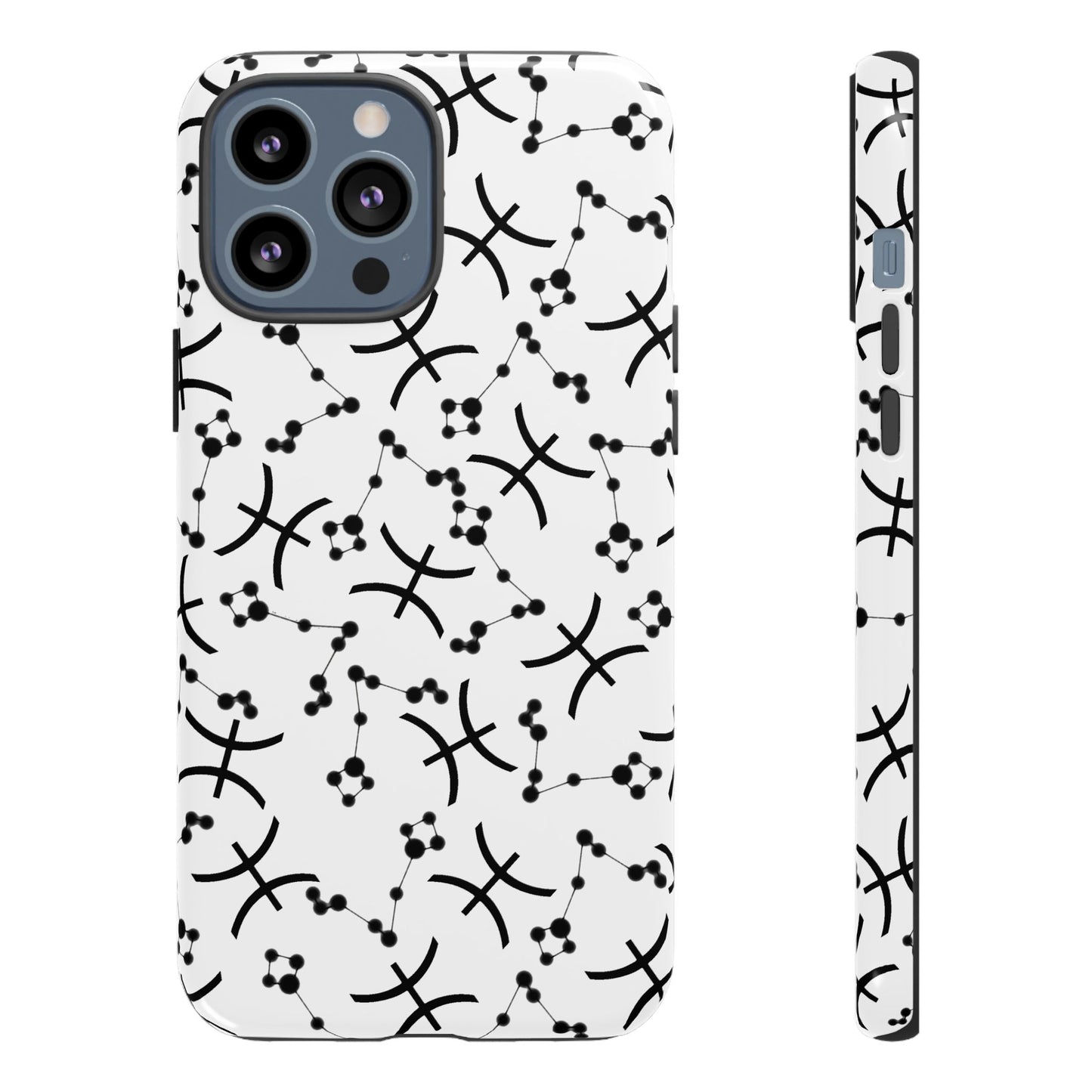 Tough Cases with the Pisces Zodiac sign for iPhone, Samsung Galaxy, and Google Pixel devices