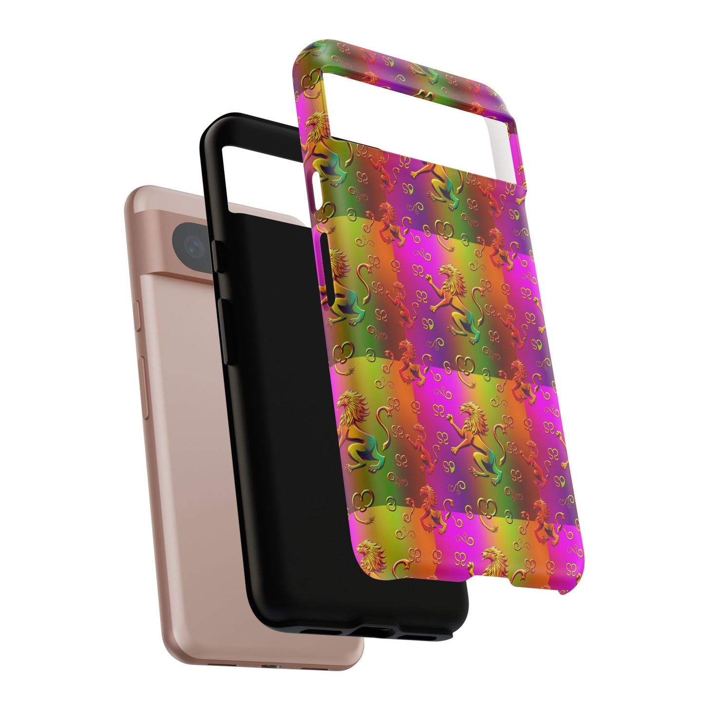 Tough Cases, Leo, Zodiac v1, Metal Pattern