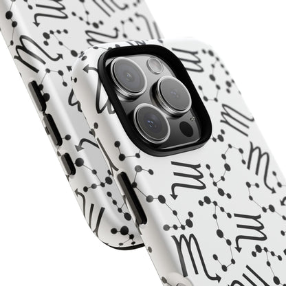 Tough Cases with the Scorpio Zodiac sign for iPhone, Samsung Galaxy, and Google Pixel devices
