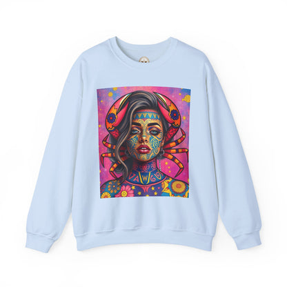 Unisex Heavy Blend™ Crewneck Sweatshirt, Cancer, Zodiac, Sexy Pattern
