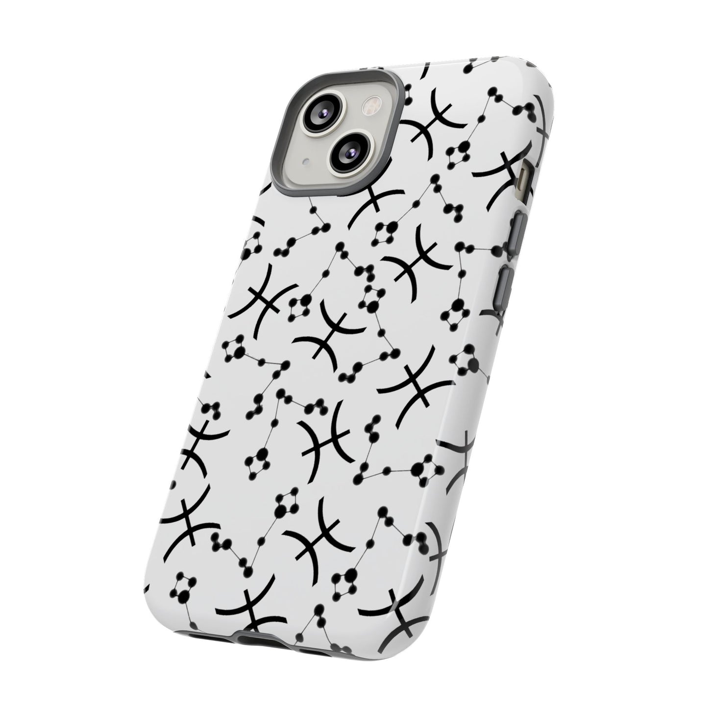 Tough Cases with the Pisces Zodiac sign for iPhone, Samsung Galaxy, and Google Pixel devices