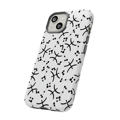 Tough Cases with the Pisces Zodiac sign for iPhone, Samsung Galaxy, and Google Pixel devices