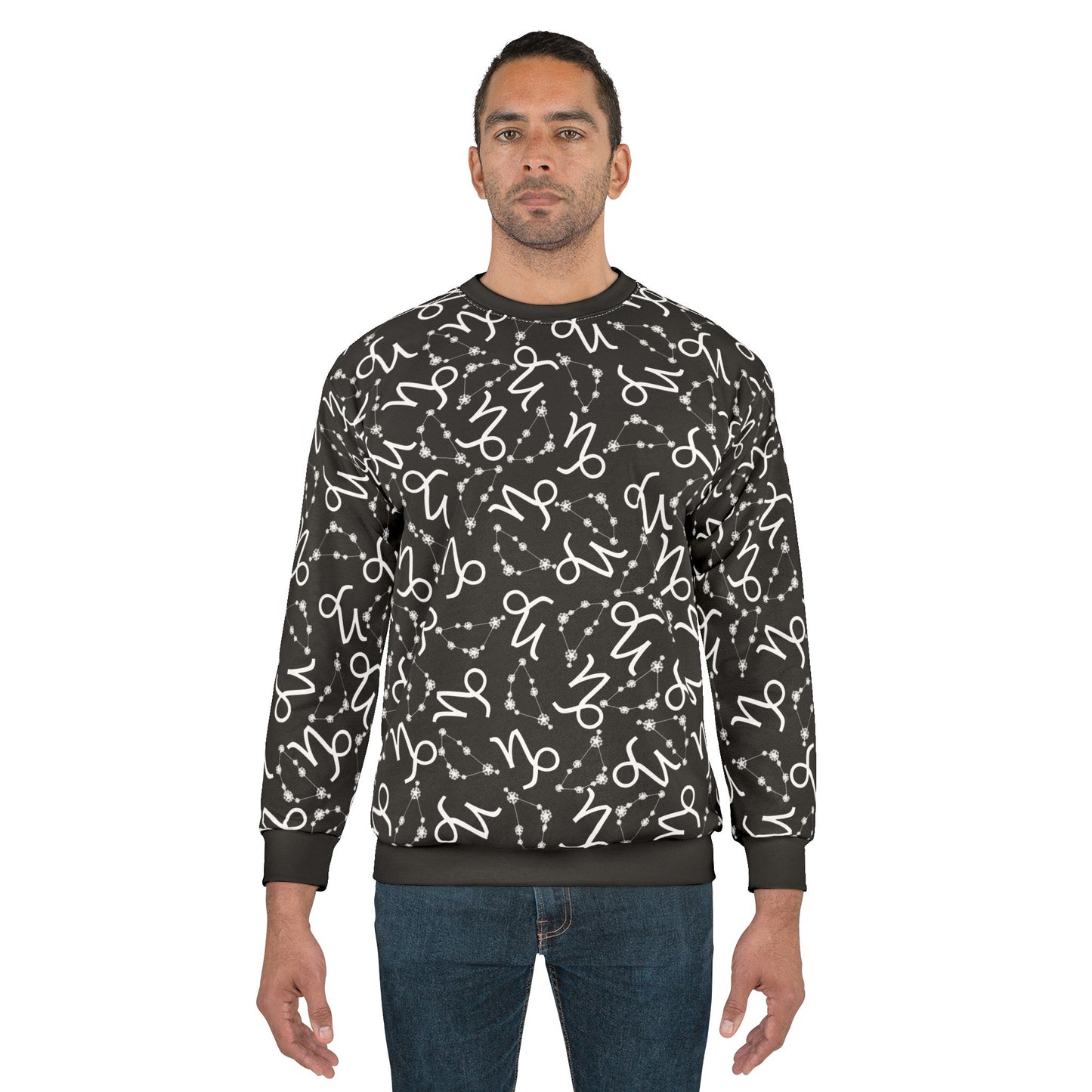 Zodiac AOP Unisex Sweatshirt Capricorn Zodiac Sign