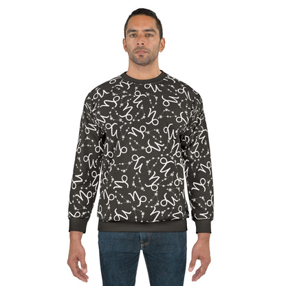 Zodiac AOP Unisex Sweatshirt Capricorn Zodiac Sign