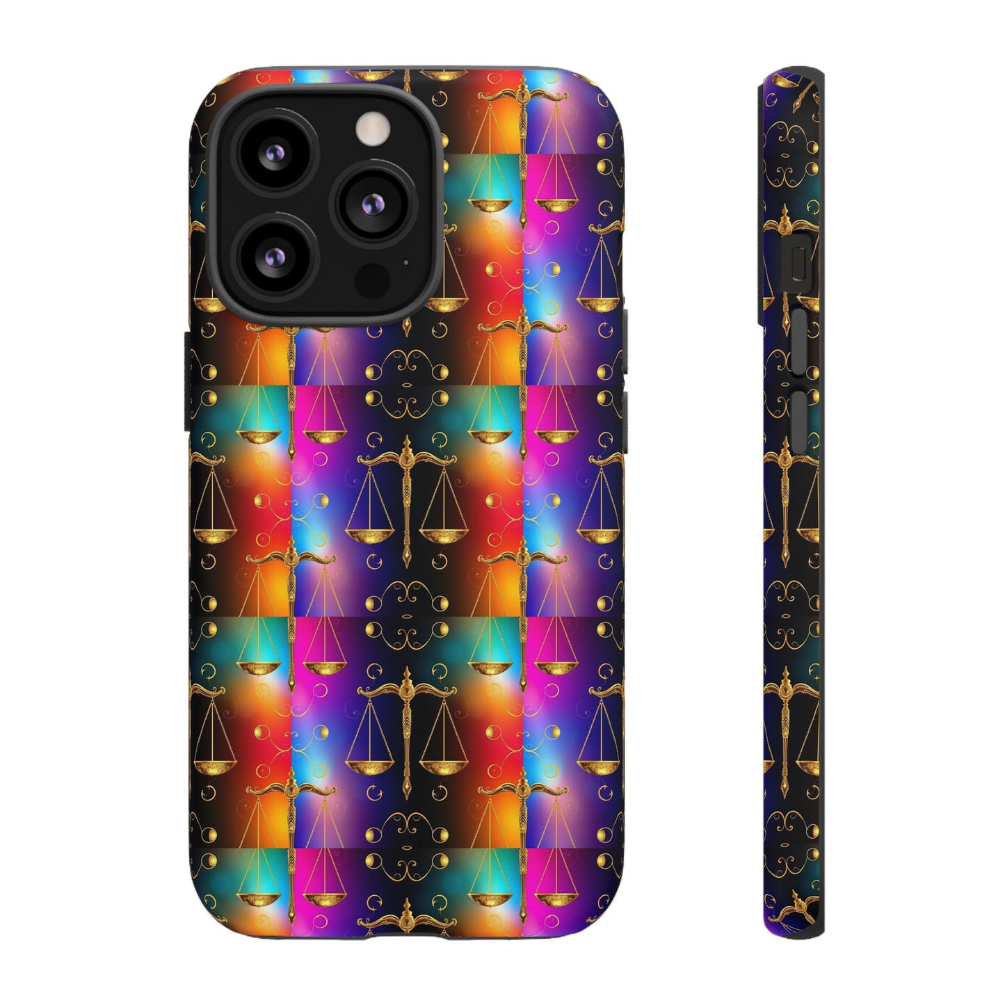 Tough Cases, Libra, Zodiac v1, Metal Pattern
