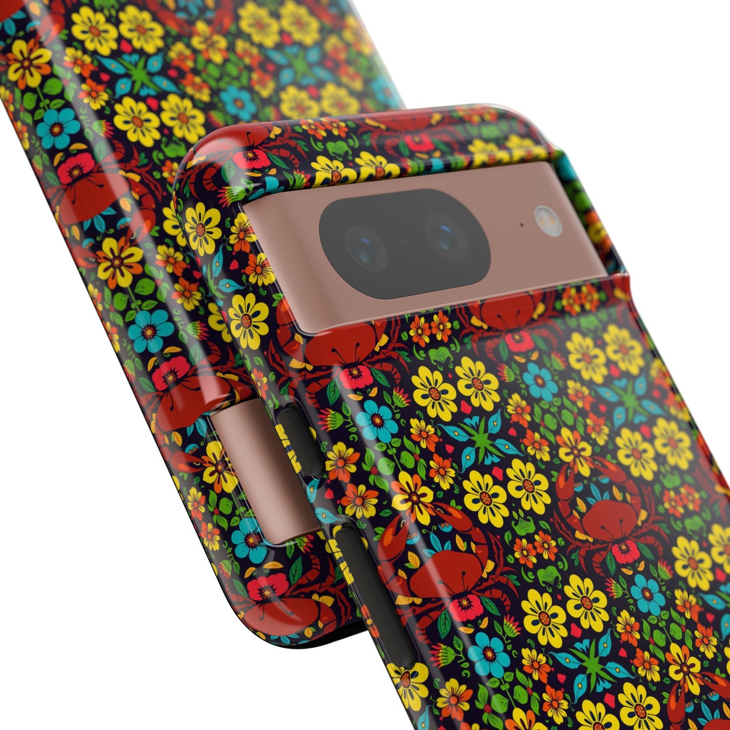 Tough Cases, Cancer, Zodiac v2, Flower Pattern