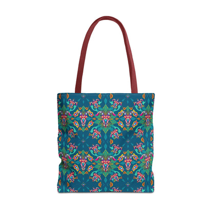 Tote Bag (AOP), Taurus, Zodiac v1, Jewel Pattern