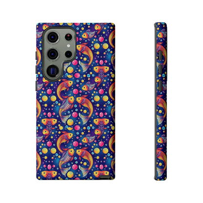 Tough Cases, Pisces, Zodiac, Bubble Pattern