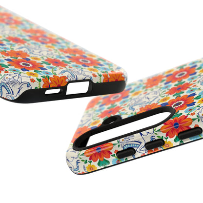 Tough Cases, Virgo, Zodiac v4, Flower Pattern