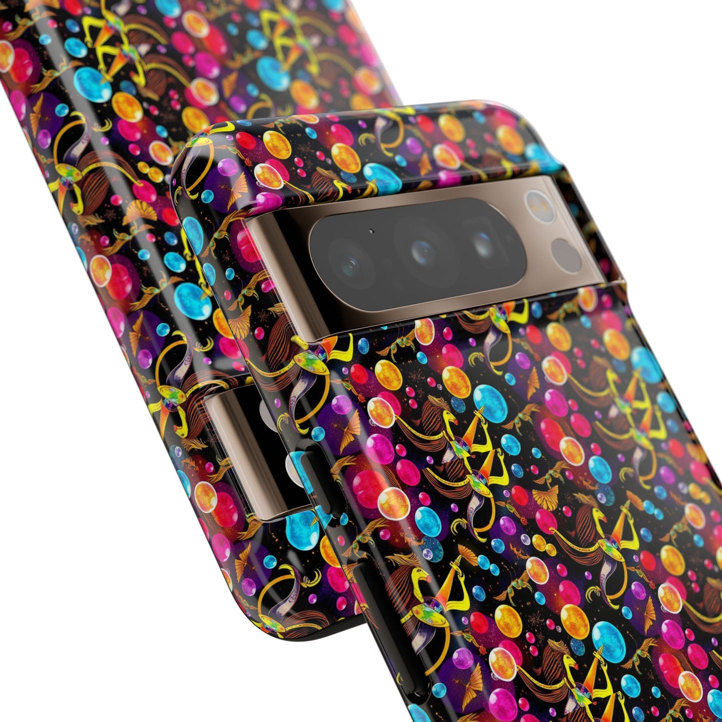 Tough Cases, Sagittarius, Zodiac v1, Bubble Pattern