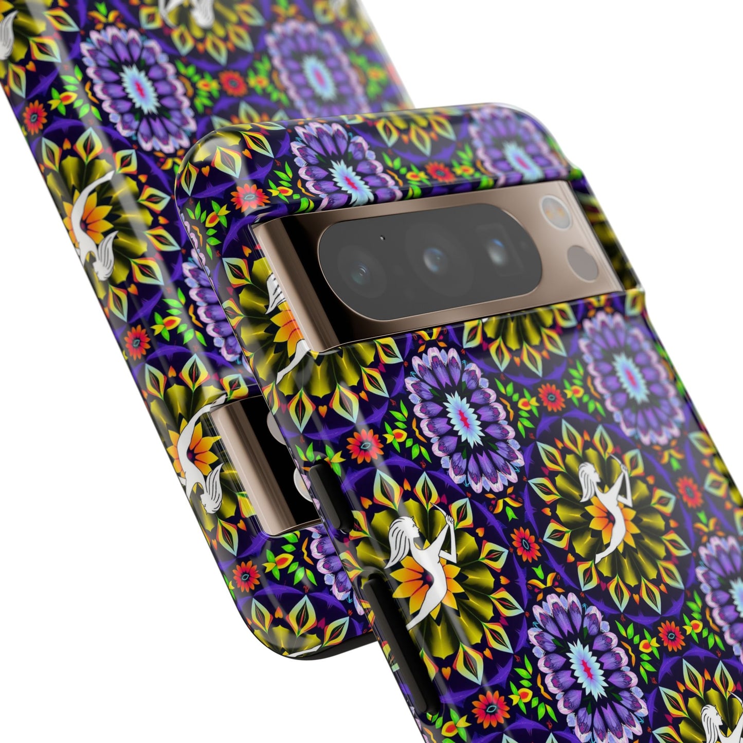Tough Cases, Sagittarius, Zodiac v1, Flower Pattern