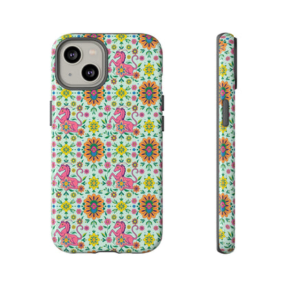 Tough Cases, Aquarius, Zodiac, Flower Pattern