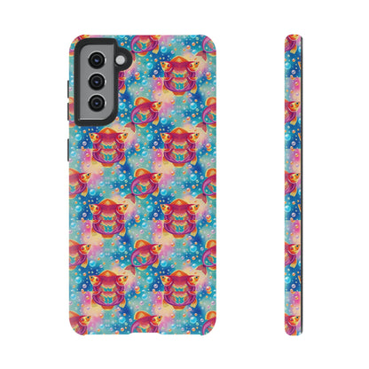Tough Cases, Pisces, Zodiac v1, Bubble Pattern