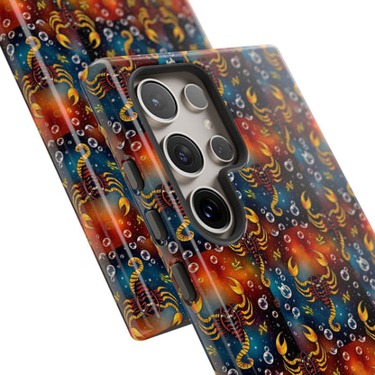 Tough Cases, Scorpio, Zodiac v2, Bubble Pattern