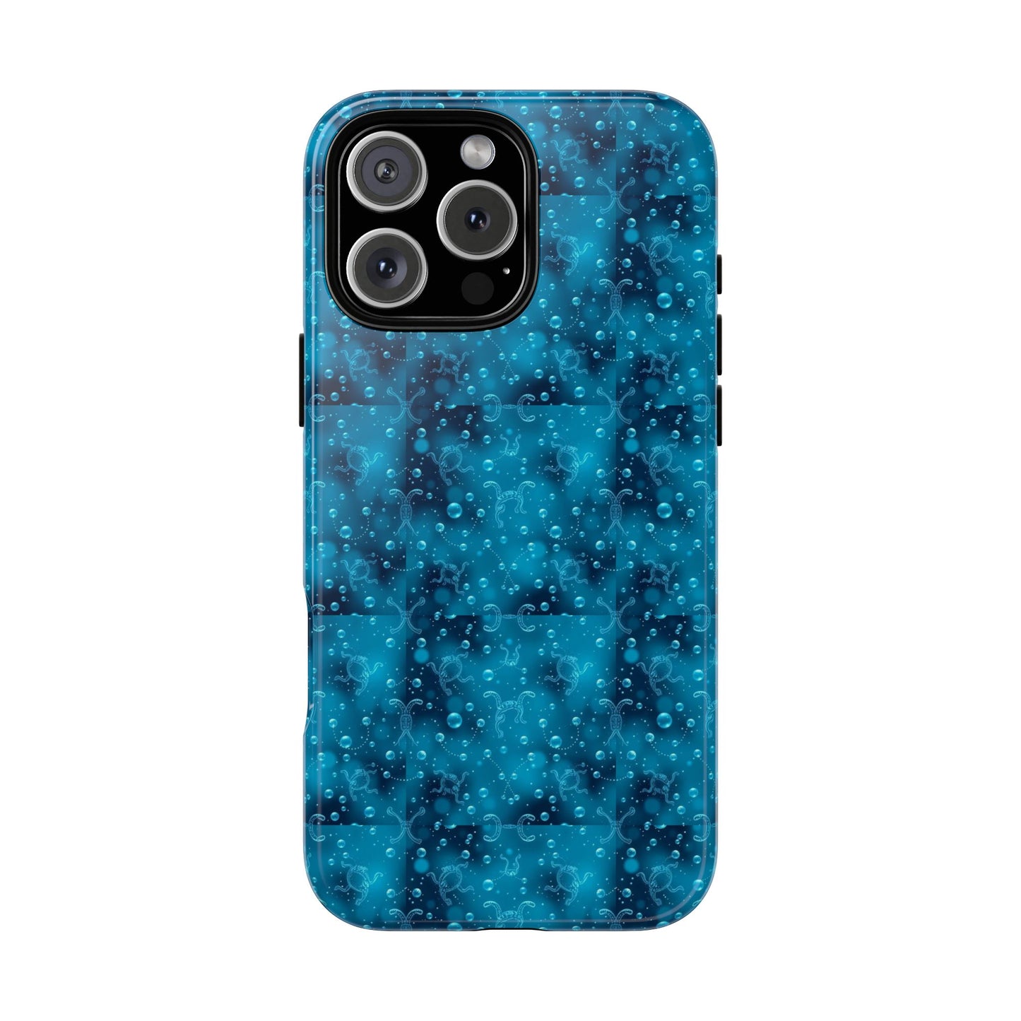 Tough Cases, Aquarius, Zodiac v3, Bubble Pattern