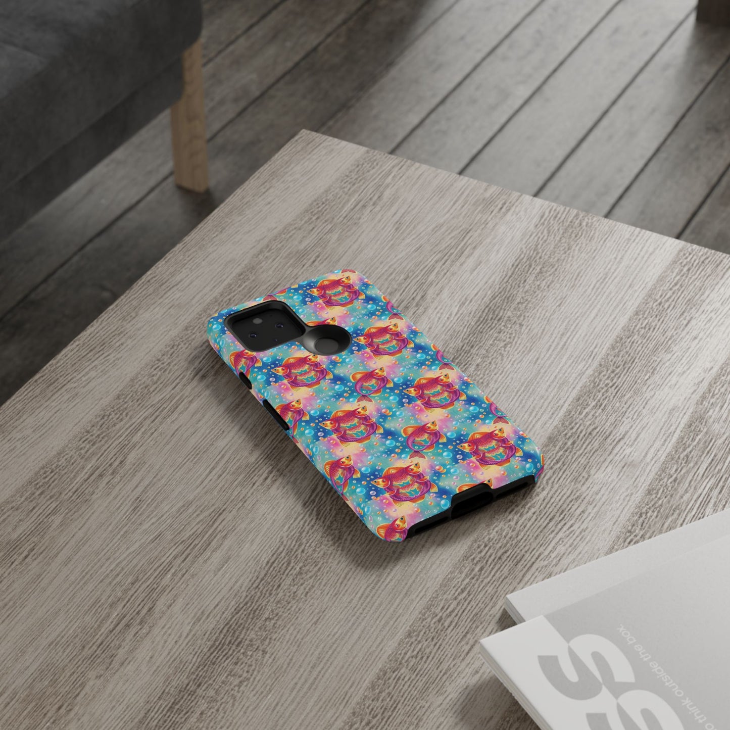 Tough Cases, Pisces, Zodiac v1, Bubble Pattern
