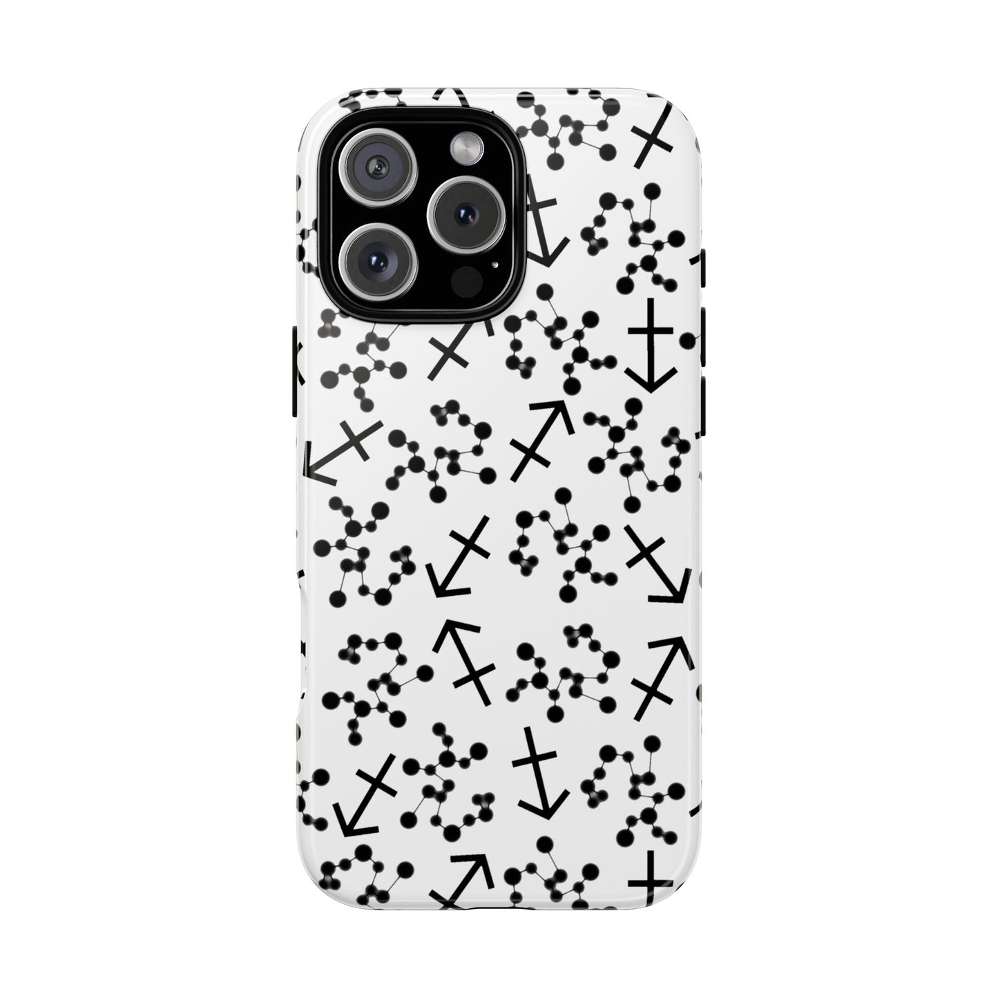 Tough Cases with the Sagittarius Zodiac sign for iPhone, Samsung Galaxy, and Google Pixel devices