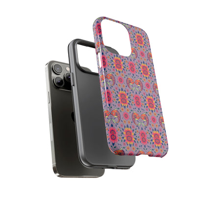 Tough Cases, Pisces, Zodiac v3, Flower Pattern