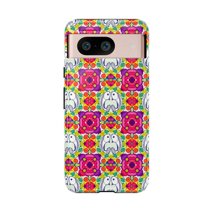 Tough Cases, Pisces, Zodiac v2, Flower Pattern
