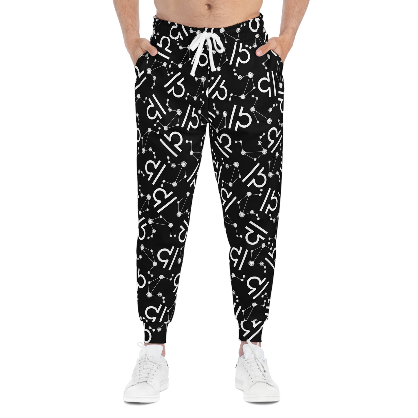 Athletic Joggers Libra Zodiac sign (AOP)