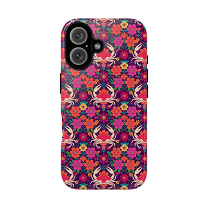 Tough Cases, Cancer, Zodiac v1, Flower Pattern