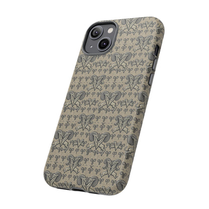 Tough Cases, Aries, Zodiac, Metal Pattern