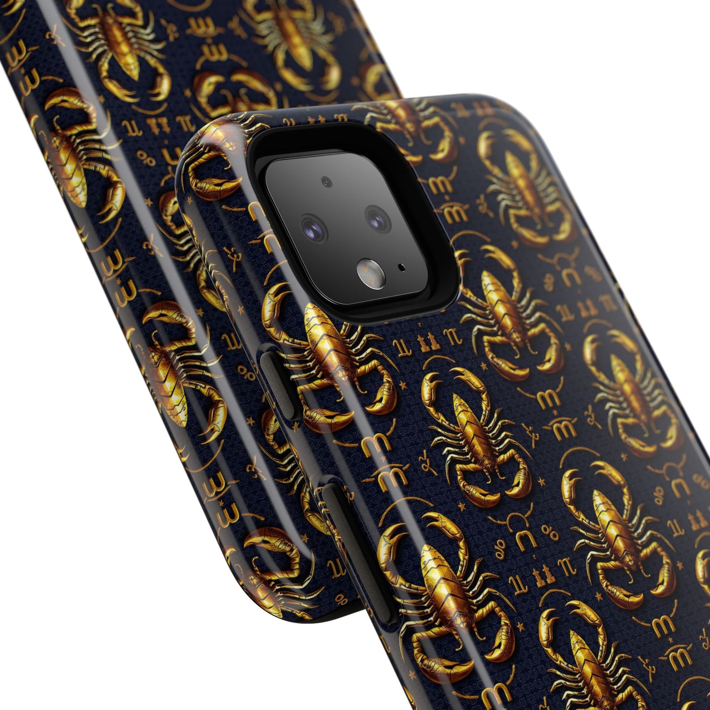 Tough Cases, Scorpio, Zodiac, Metal Pattern