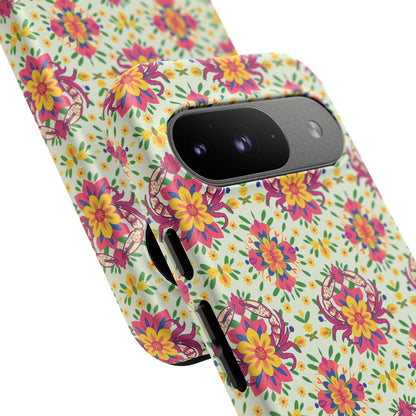 Tough Cases, Cancer, Zodiac v3, Flower Pattern