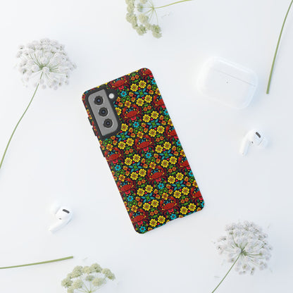Tough Cases, Cancer, Zodiac v2, Flower Pattern