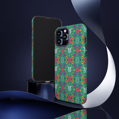 Tough Cases, Aquarius, Zodiac v4, Flower Pattern