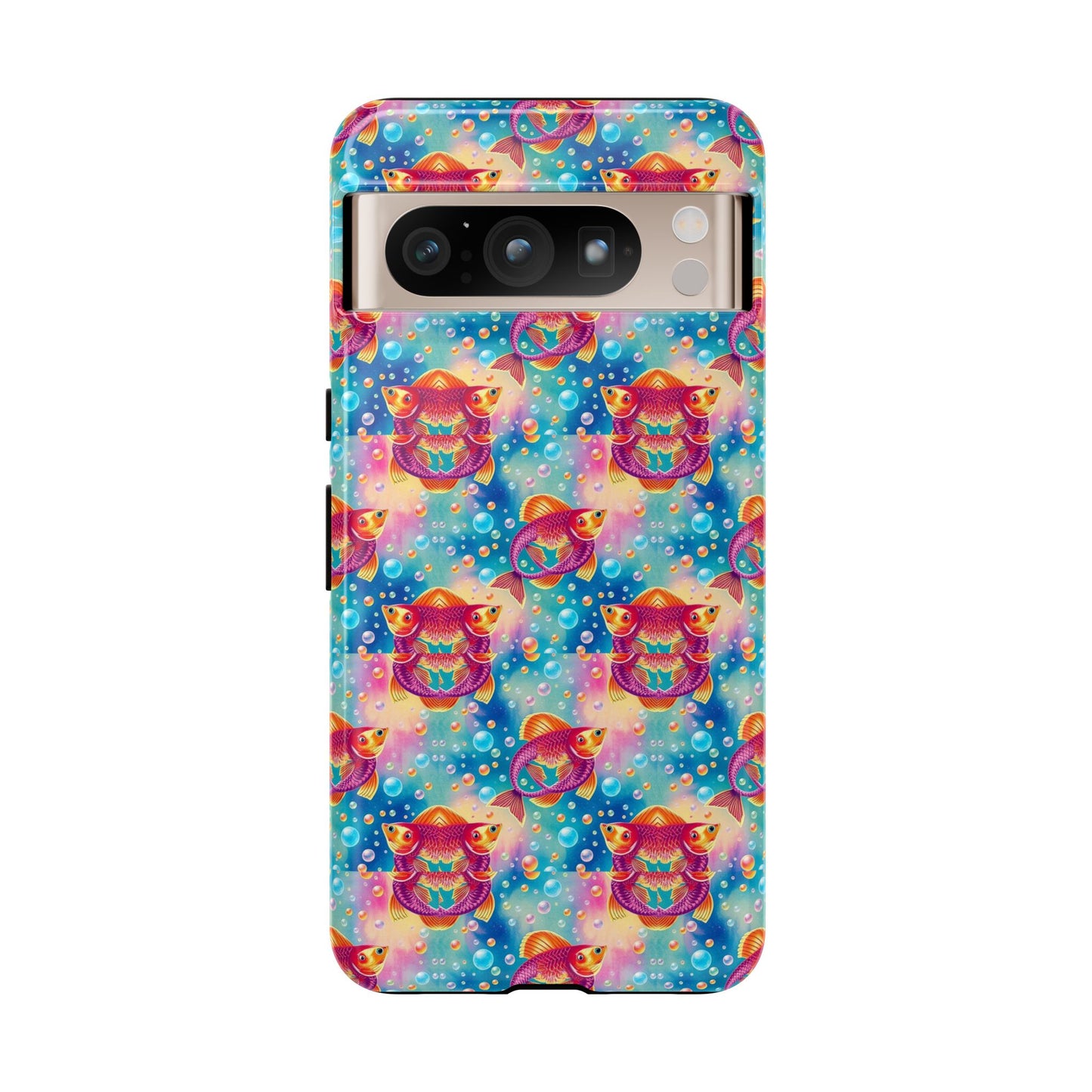 Tough Cases, Pisces, Zodiac v1, Bubble Pattern