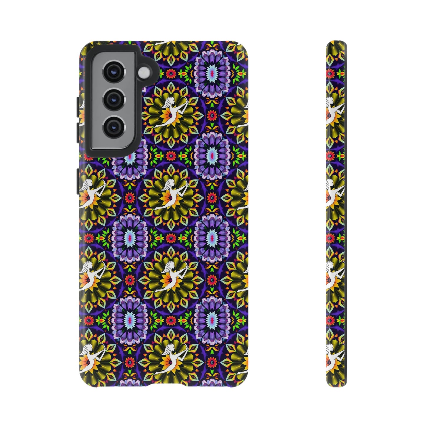 Tough Cases, Sagittarius, Zodiac v1, Flower Pattern